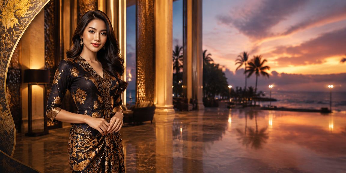 Pemain menggunakan aplikasi kasino bergaya batik Pulau Pinang untuk main baccarat
